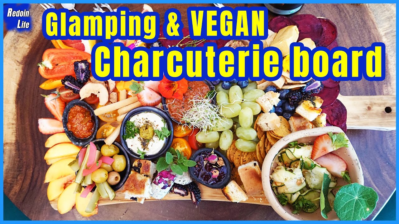 Food review of Elk Island Retreat’s Bits & Bites VEGAN charcuterie board
