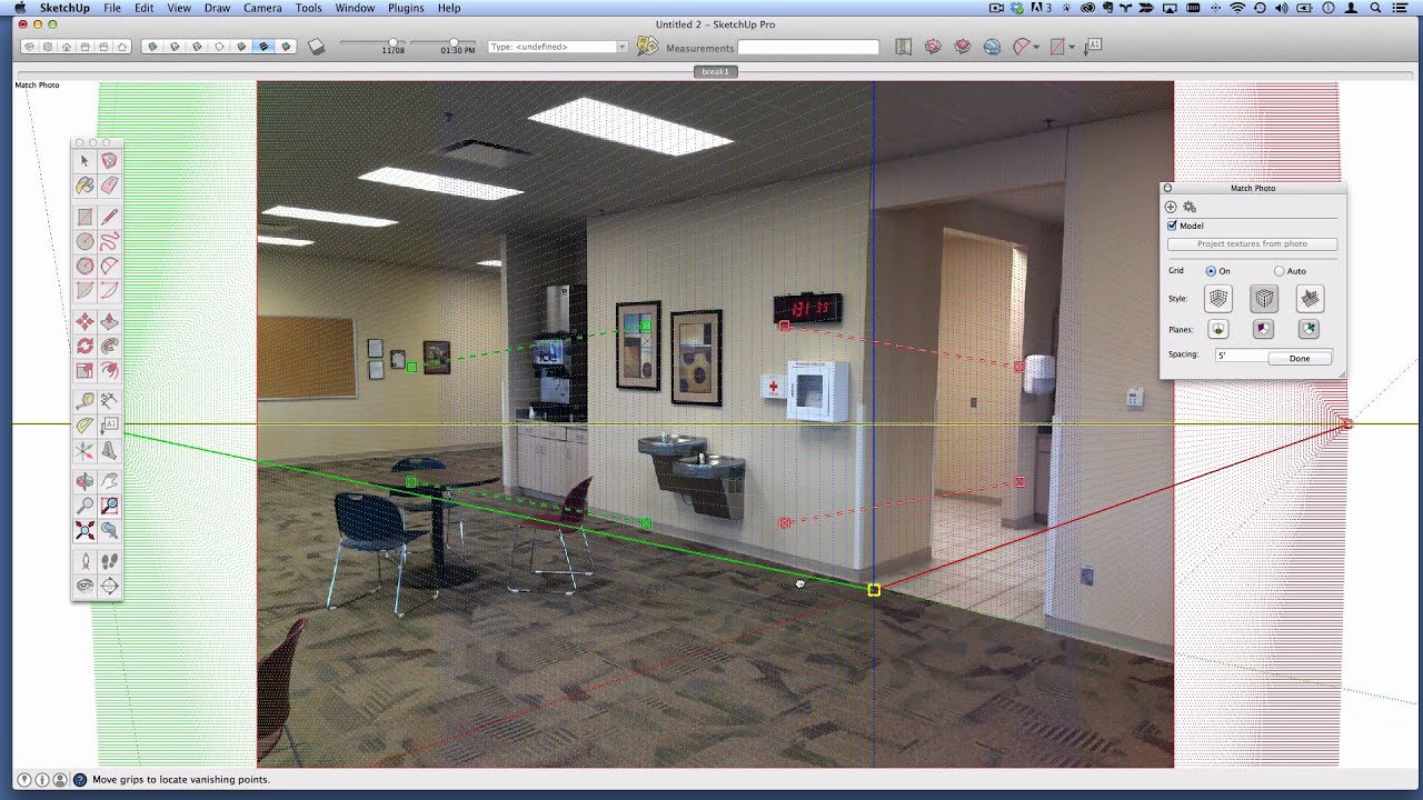 How to stitch multiple Match Photos together in SketchUp