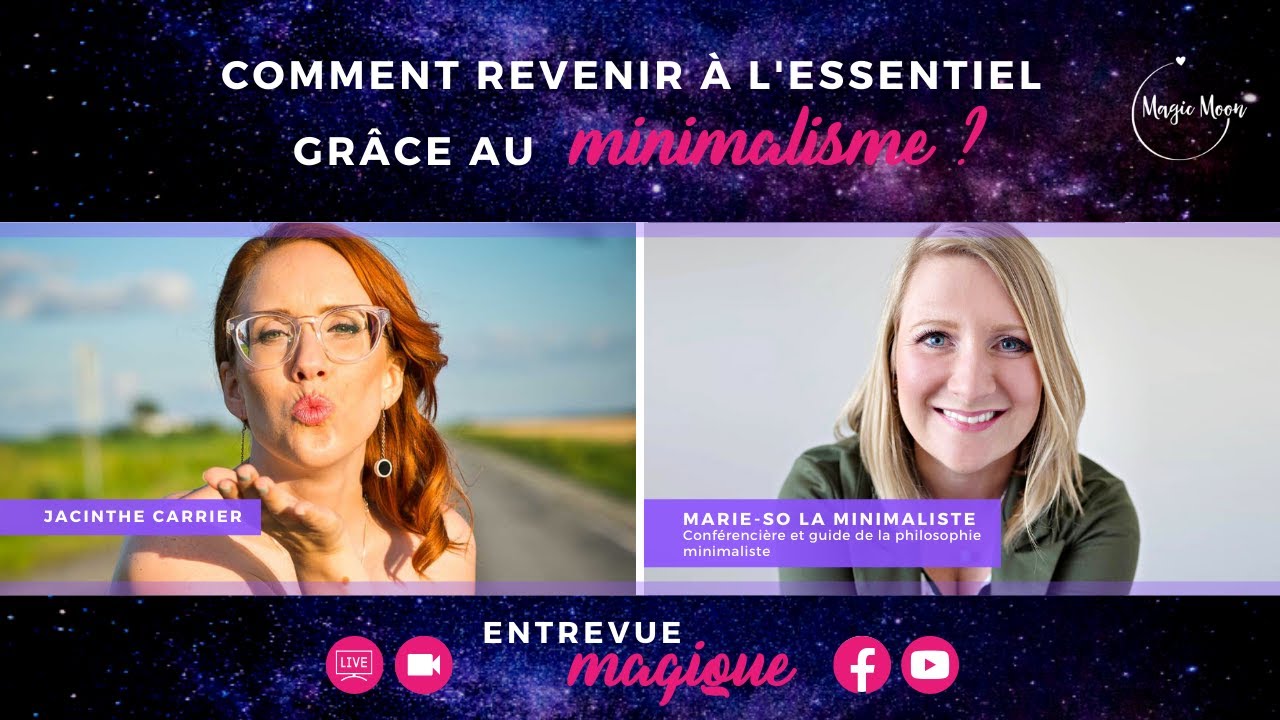 🎥 COMMENT REVENIR À L'ESSENTIEL GRÂCE AU MINIMALISME ? Avec Marie-So la minimaliste
