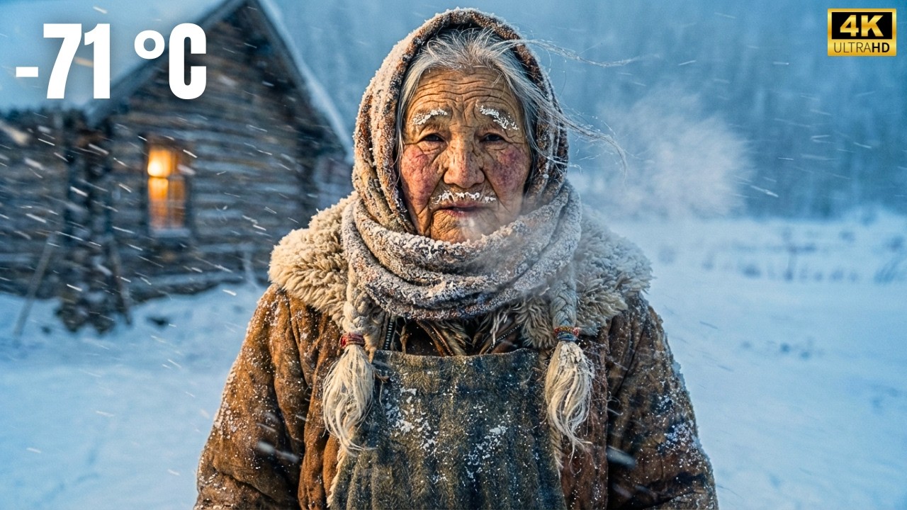 The Solitary Life of a 90-Year-Old Woman, Far from Civilization | -71°C in Siberia