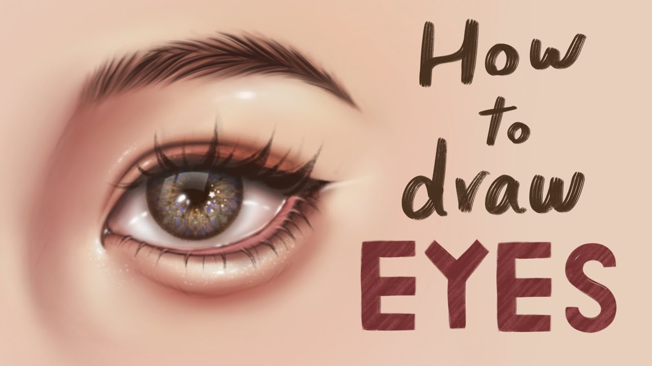 How To Draw Eyes : Drawing a Semi-Realistic Asian Eye (My Full Process)
