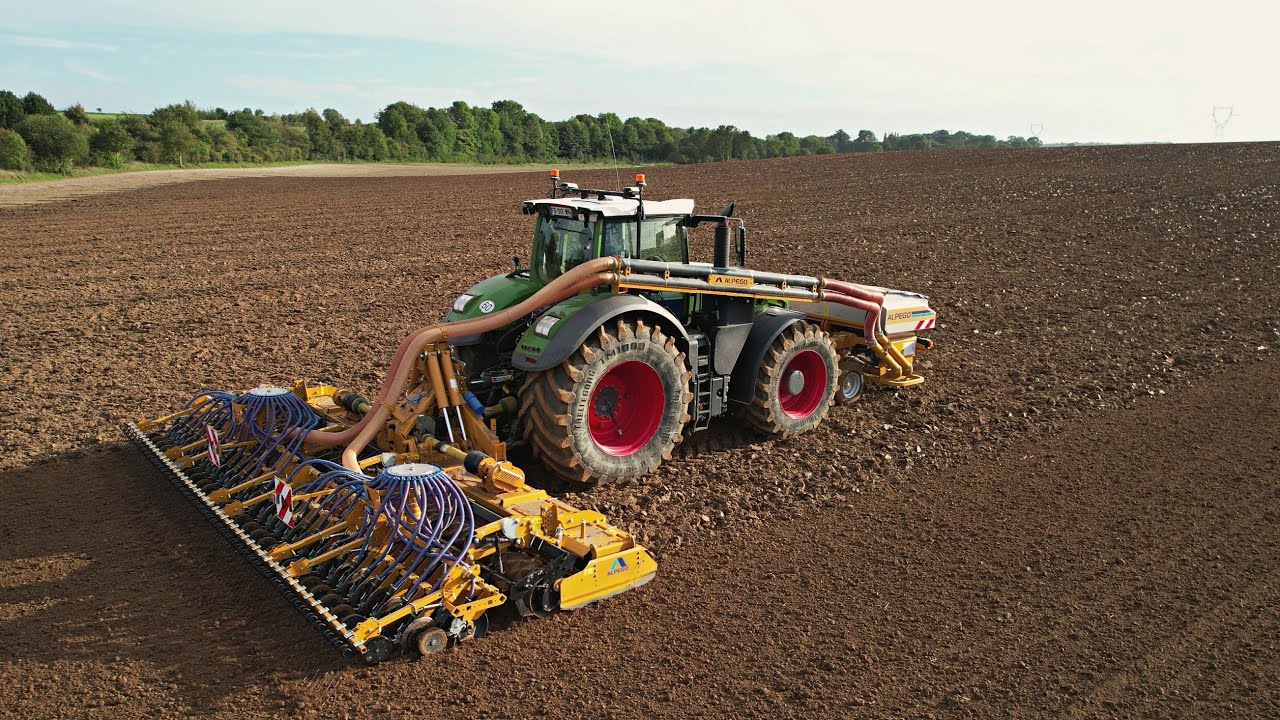 FENDT 1050 et Alpego 8 M au semis d'Automne 2023