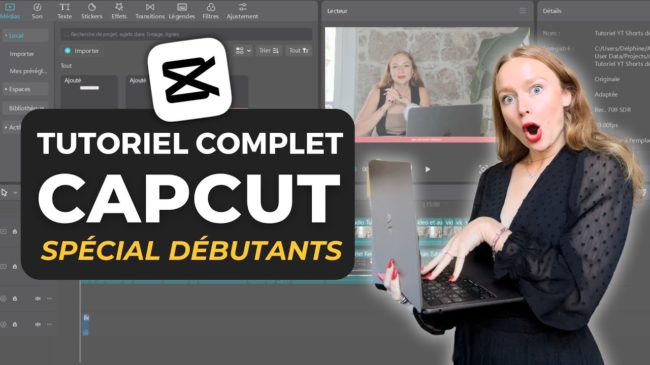 CAPCUT 🎥 Tutoriel Complet pour Débutants sur Ordinateur 🎬
