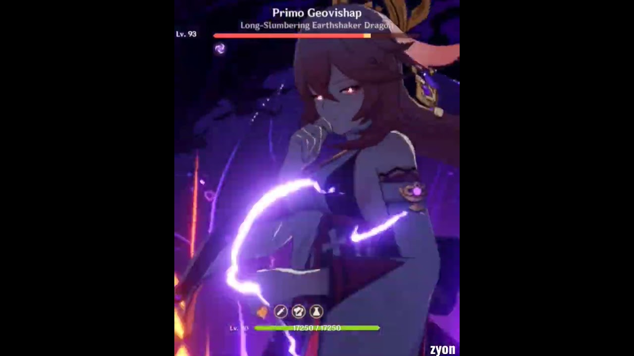 Yae Miko 100k Burst Showcase (250 crit dmg) #genshinimpact #genshin #yaemiko #shorts