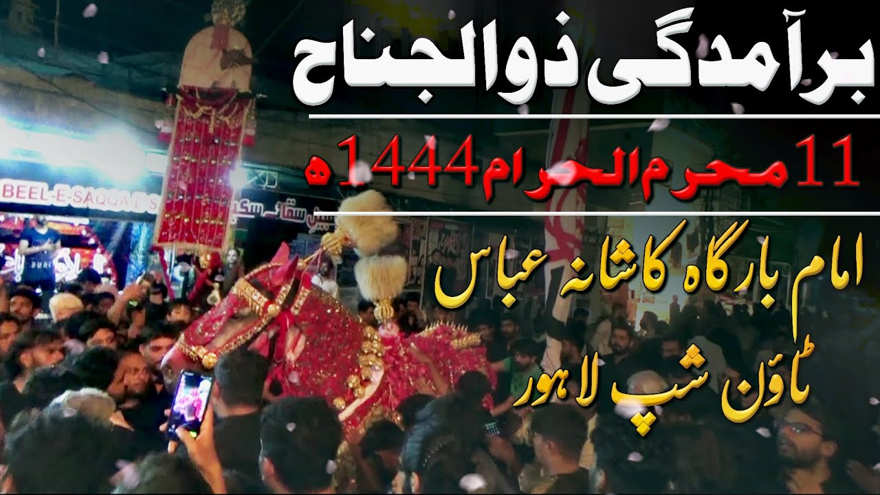Bramdagi Shabih e Zuljanah | 11 Muharram 2022-1444 | Imam Bargah Kashana Abbas Township Lahore
