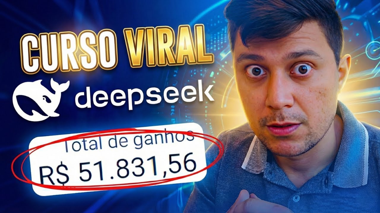 Crie Cursos Virais GRÁTIS com Deepseek (copie, cole e lucre)