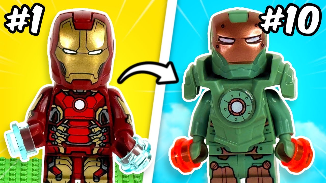 I Built Iron Man Suits In LEGO