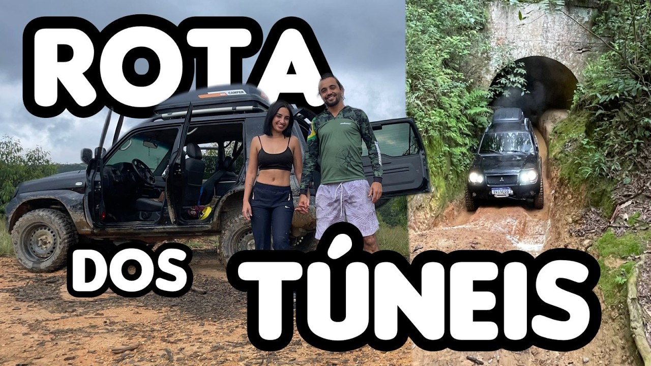 ROTA DOS TÚNEIS - Tunel Seco + Túnel Alagado  #tr4  #tonomundo #túnel #pajerotr4 #offroad4x4