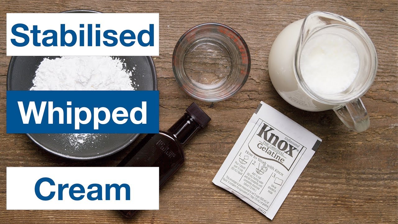🔵 Stabilised Whipped Cream Homemade Cool Whip Recipe