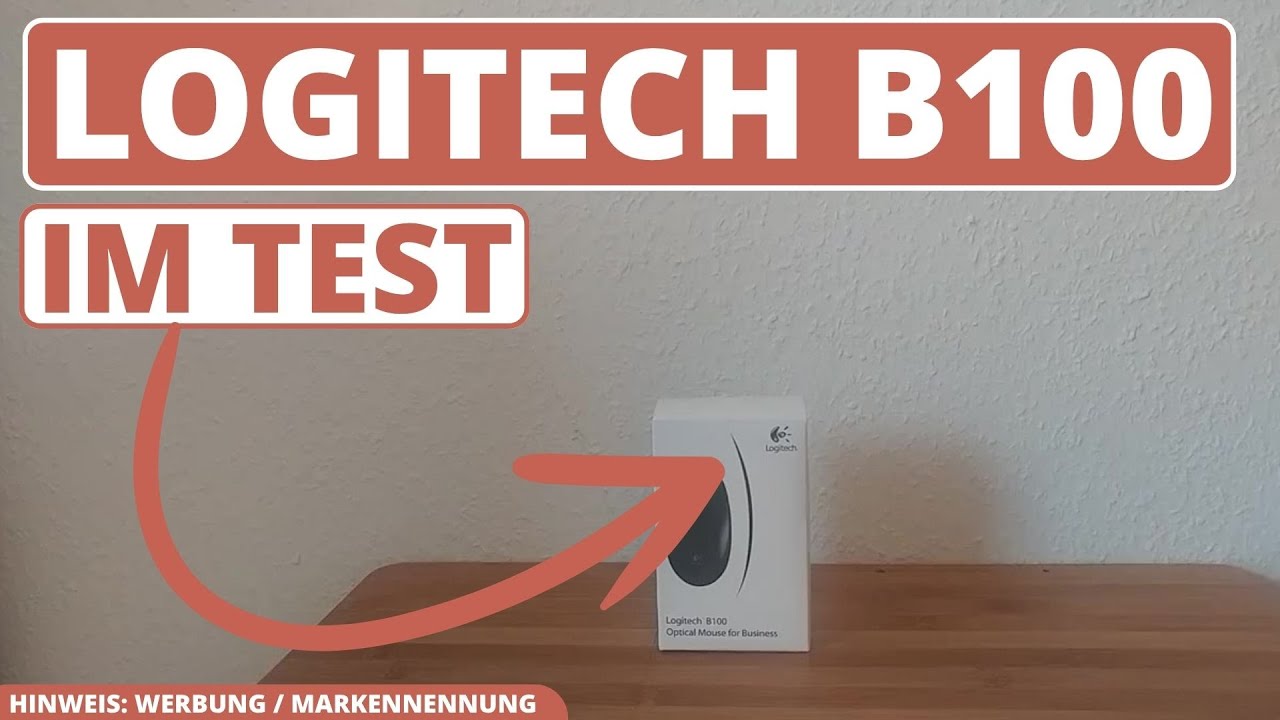 Logitech B 100 Test  - Computermaus mit Kabel!