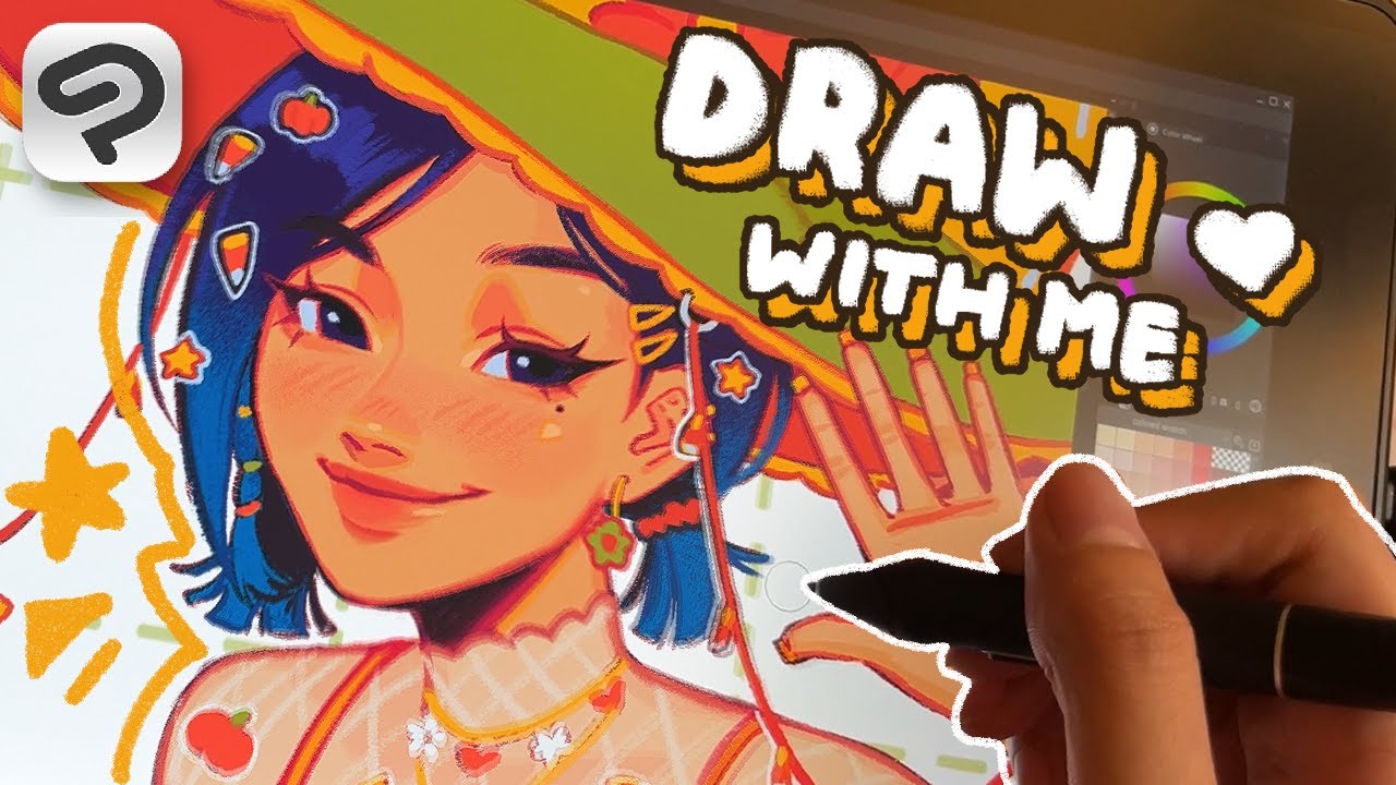 ♡ draw with me: witch edition !