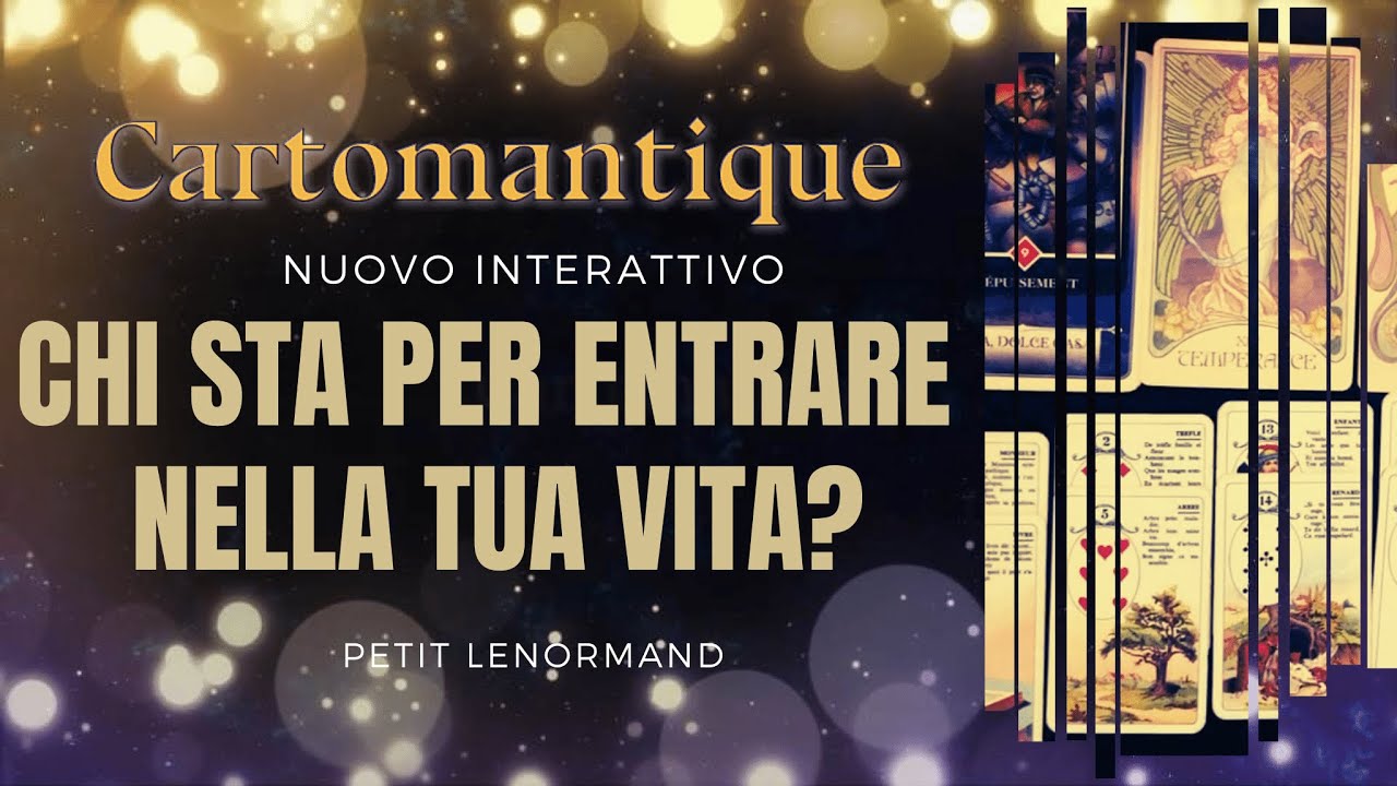 ❤️AMORE FUTURO IMMEDIATO ❤️SCOPRI CHI STA PER ENTRARE NELLA TUA VITA 🌟interattivo Lenormand e iChing
