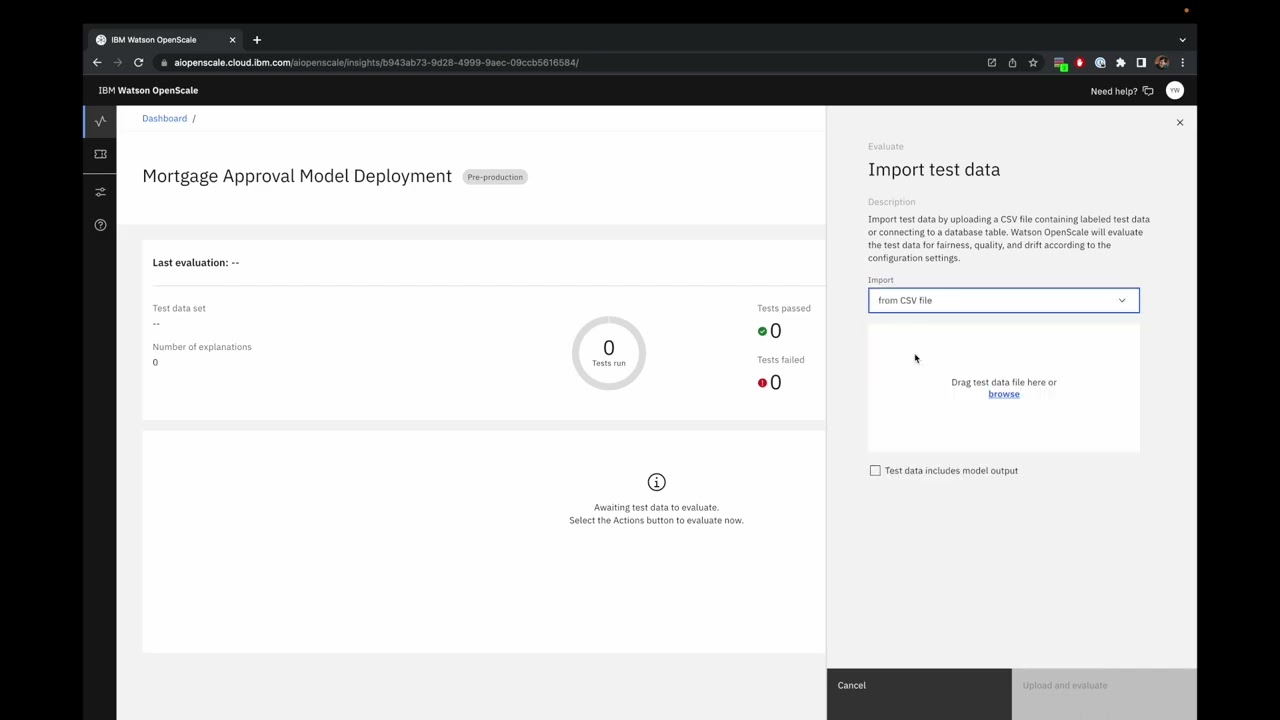 Watson Openscale Demo