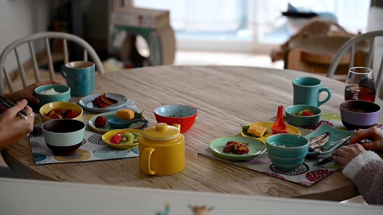 休日の朝食//少しだけ頑張って作る朝ごはん【2人暮らし】Japanese breakfast