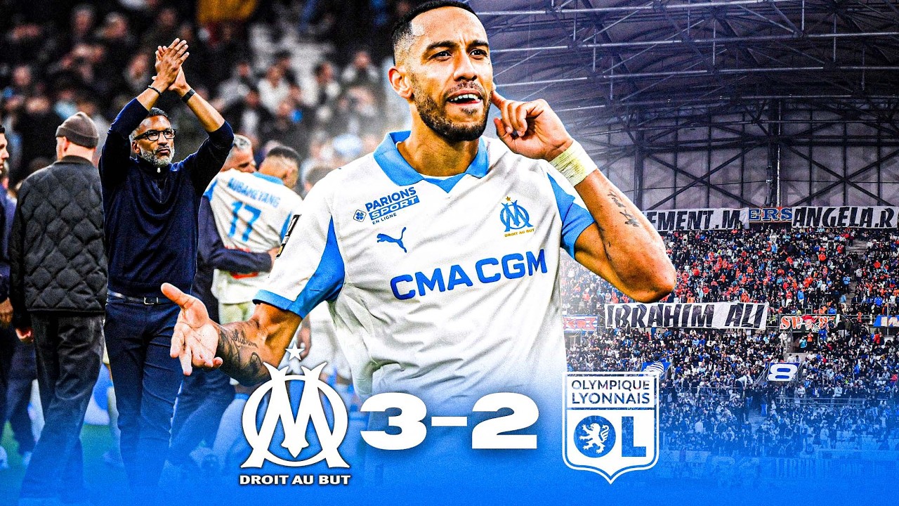 𝐕𝐋𝐎𝐆 OM 3-2 OL • AUBAMEYANG voit DOUBLE, l’OM ÉTRILLE Lyon au Velodrome ! • HD