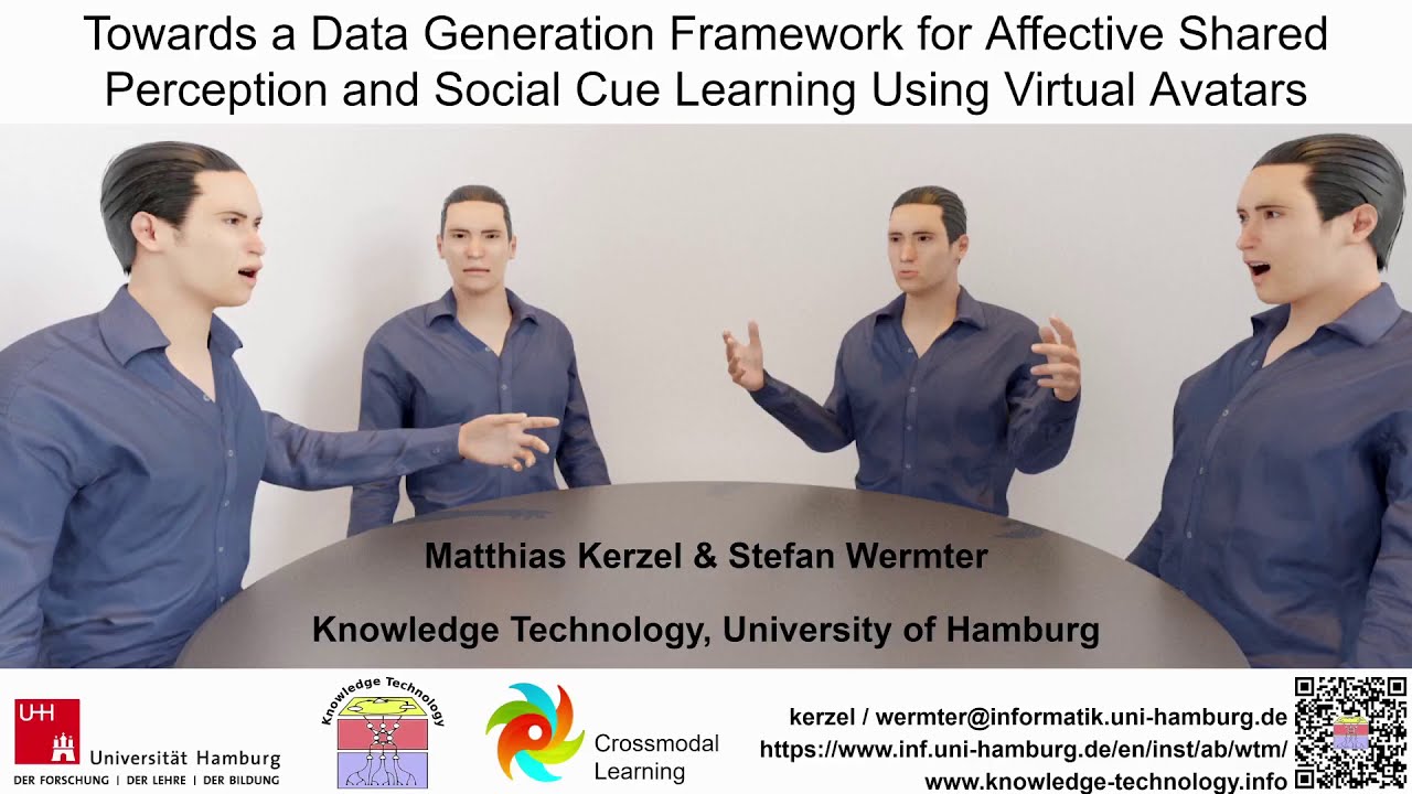 Towards a Data Generation Framework for Affective Shared Perception and Social Cue ...