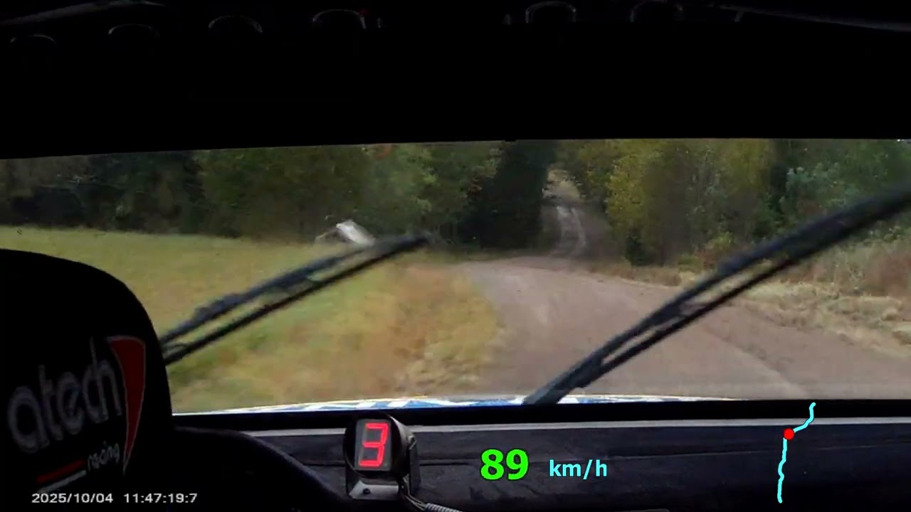 Rally Vetlanda 2025 ss3, David Lindström