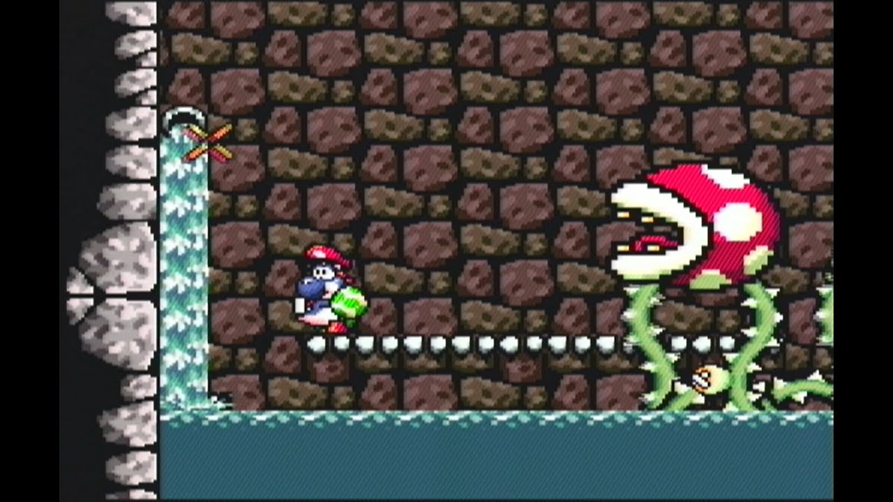 【☆スーパーマリオ☆ヨッシーアイランド】ビッグパックンの どかん【3-8】