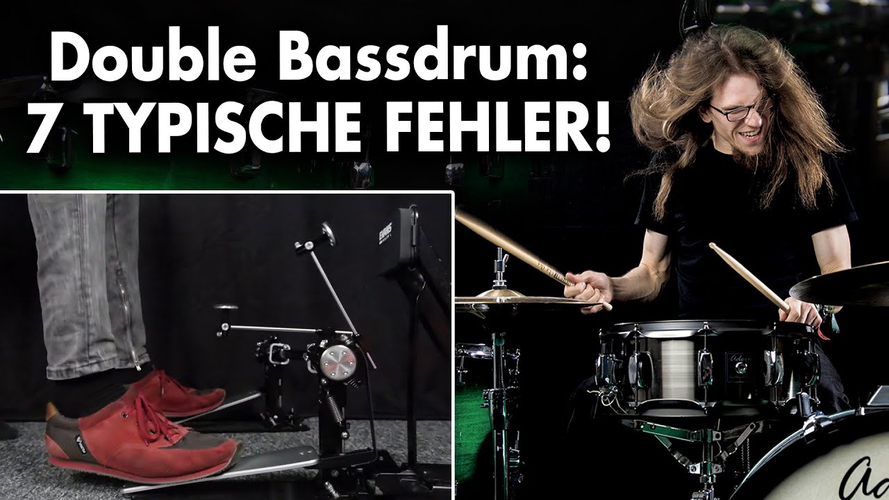Schlagzeug Fußtechnik: Vermeide diese Fehler! (Double Bassdrum)