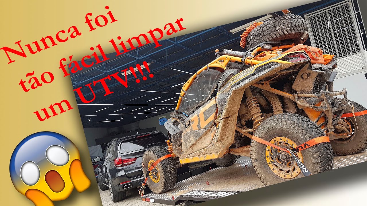 Nunca foi tão fácil limpar um UTV!!!