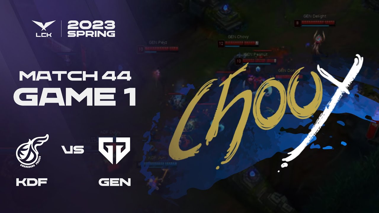 Chovy 선수의 1500킬 달성을 축하드립니다. | 광동 vs. 젠지 게임1 하이라이트 | 02.16 | 2023 LCK 스프링 스플릿