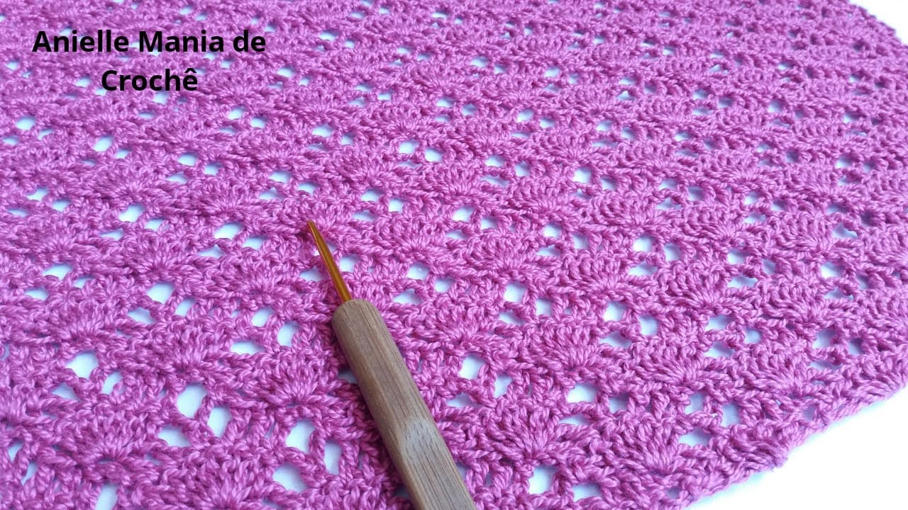 PONTO EM CROCHÊ - RENDA EM CROCHÊ..