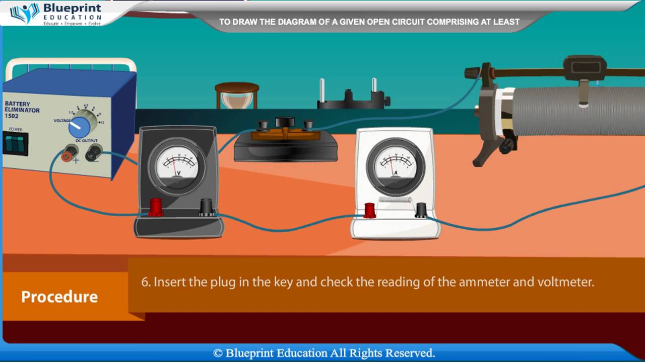 Drawing an Open Circuit Diagram