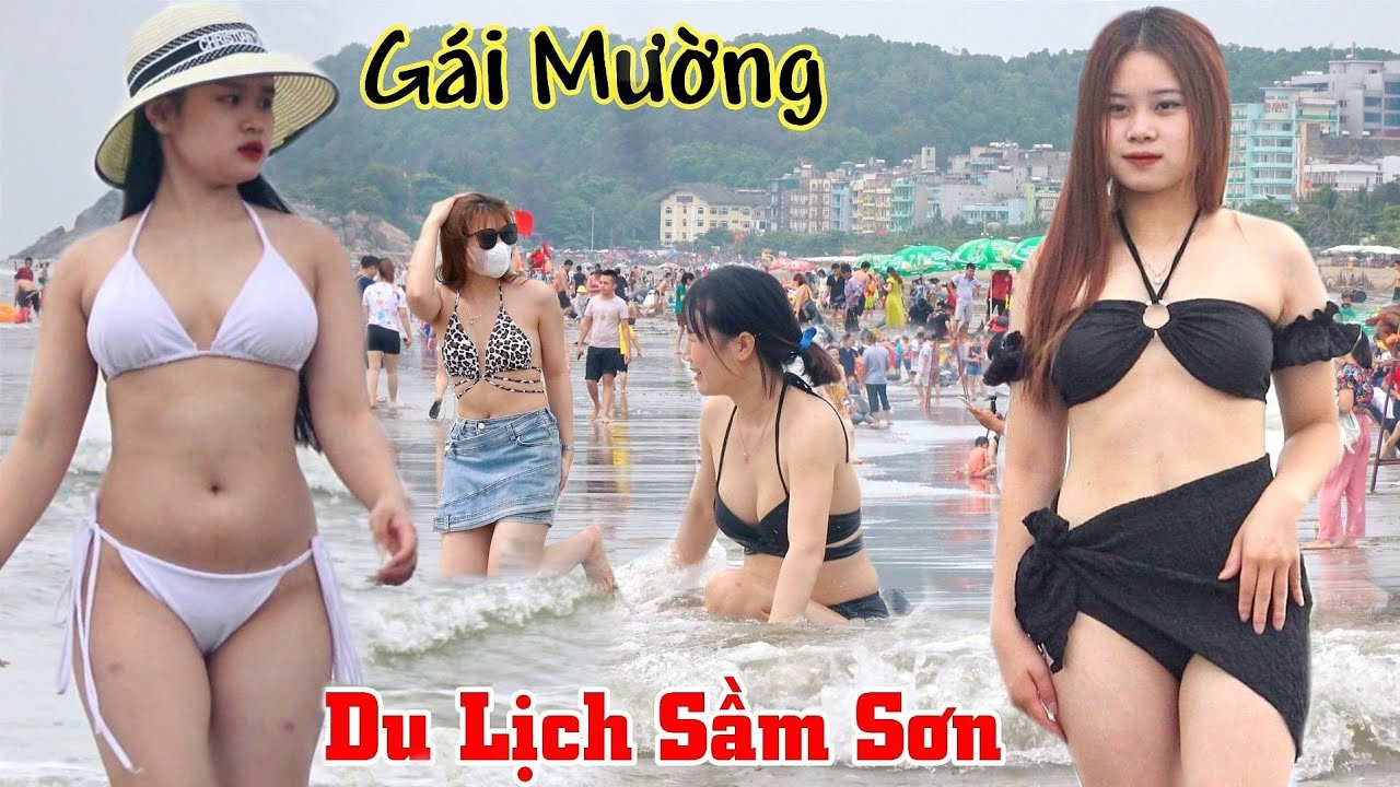 Du Lịch Biển Sầm Sơn Thanh Hóa Bỏng Mắt Với Các Cô Gái Xứ Mường Thanh