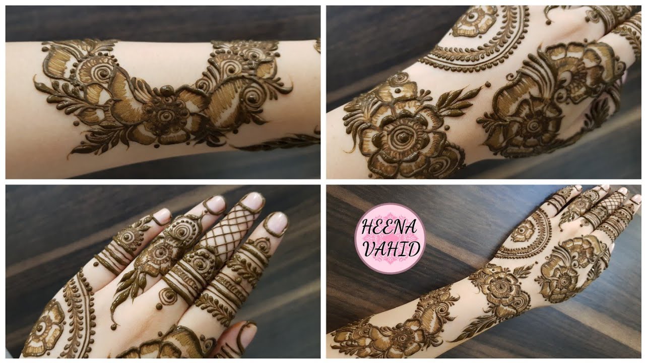 *New* Classic Arabic style mehndi design | Heena Vahid