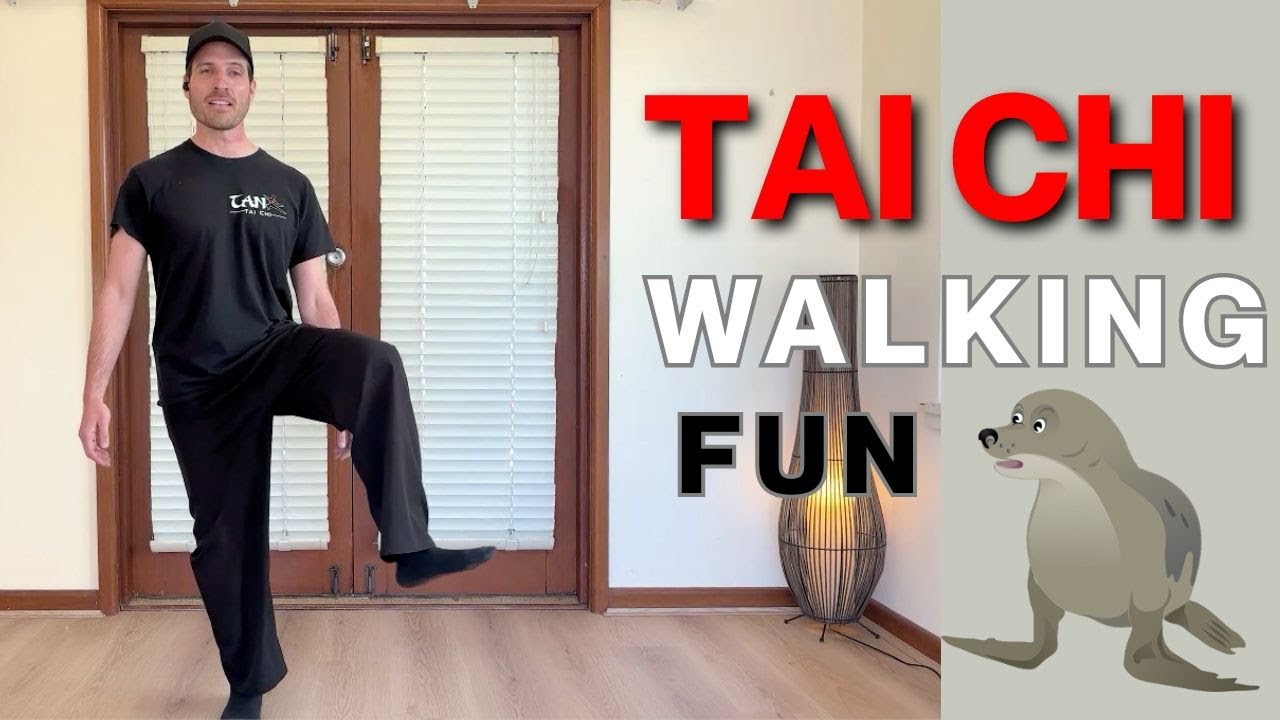 The basics of fun Tai Chi walking to improve balance and relaxation.
