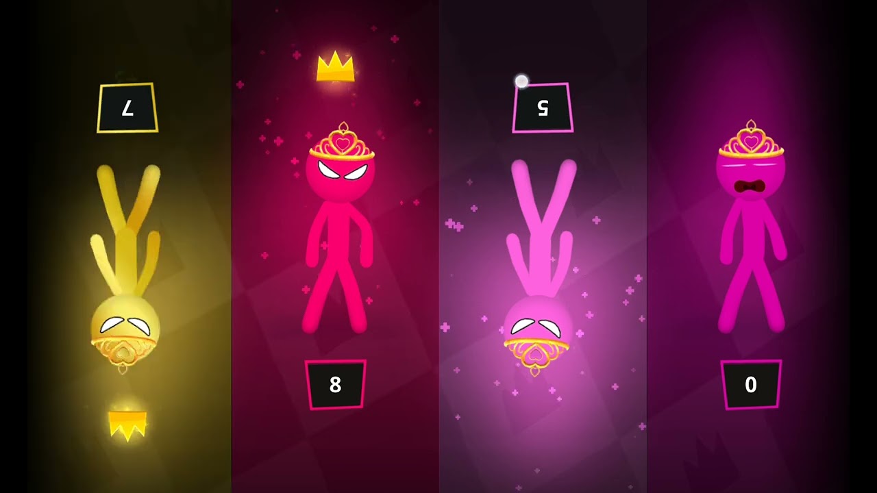 لعبه مع رفيقتي حلا stickman party