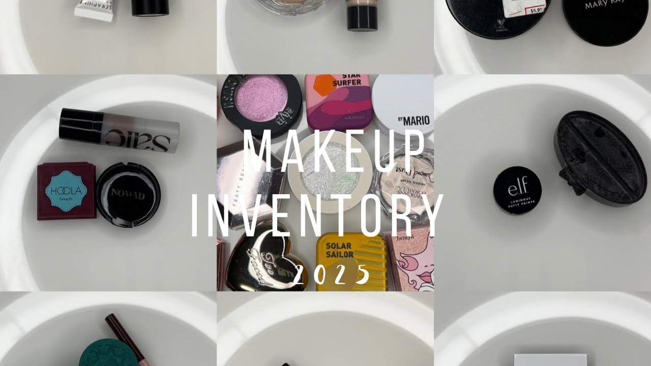 Makeup Inventory 2025 | Finally getting to these inventories