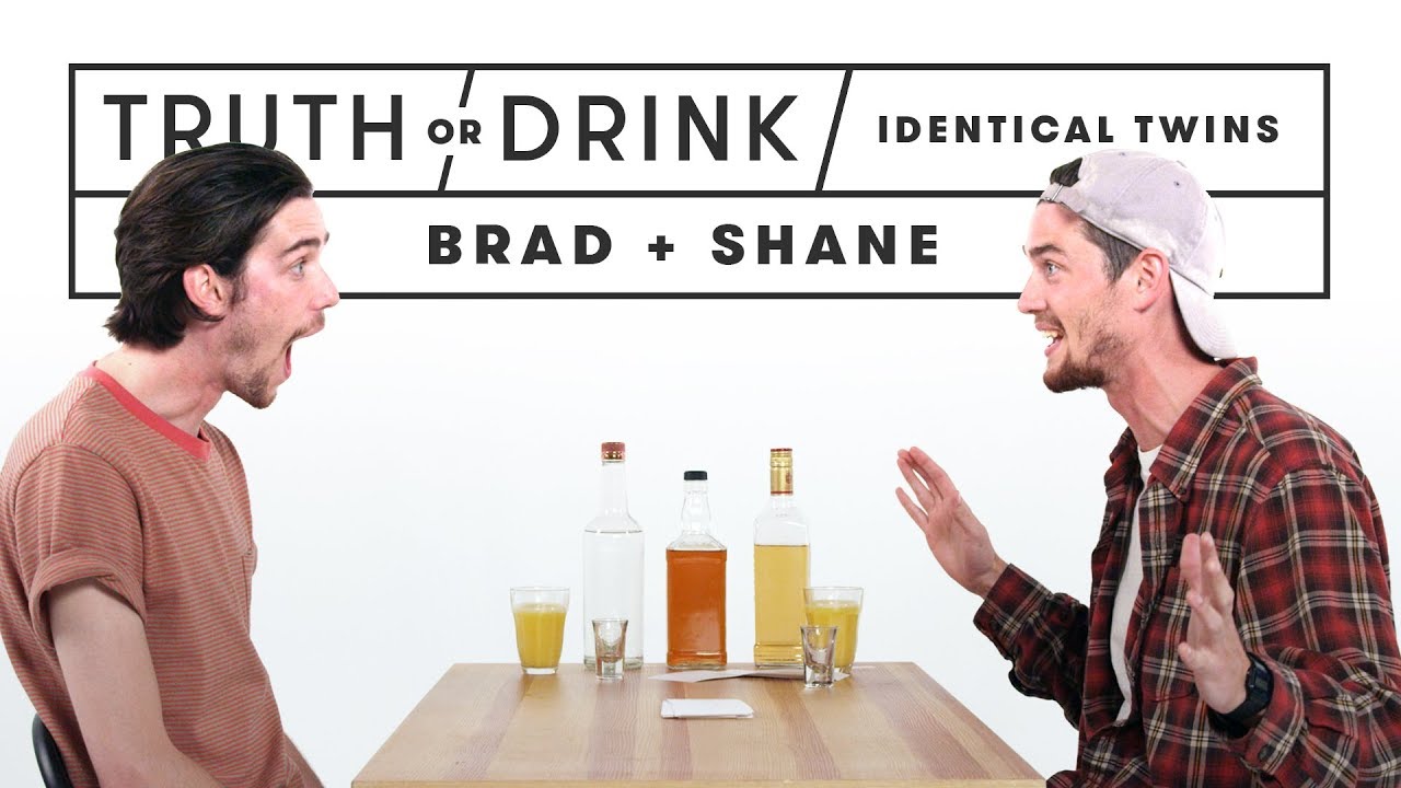 Identical Twins Play Truth or Drink (Brad & Shane) | Truth or Drink | Cut