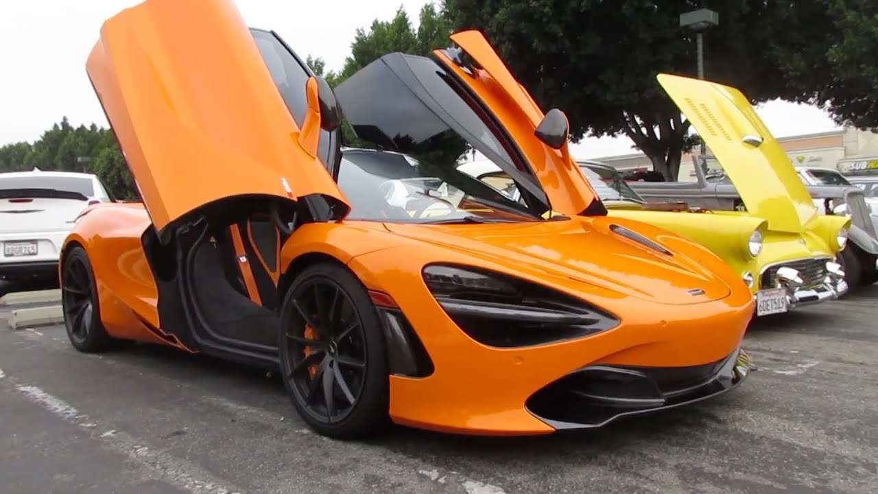 Orange McLaren 720S