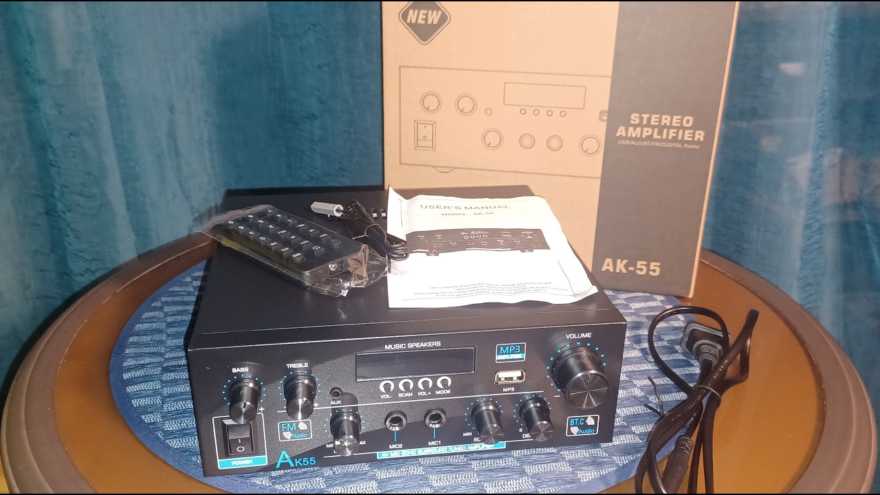 Todays review is for the AK-55 Amplifier,  another AK45 style Amplifier
