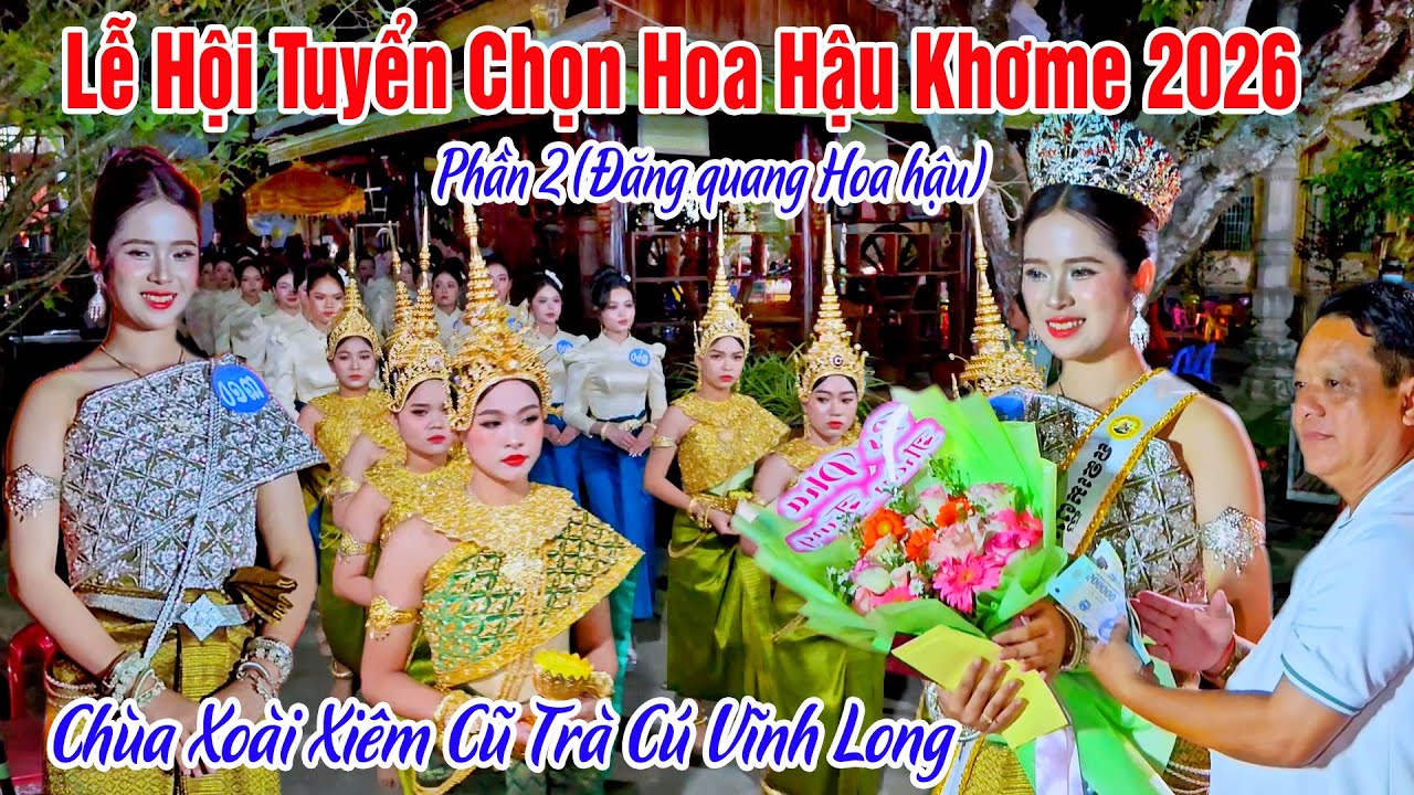 Giây Phút Vỡ Oà Khi Cô Gái Khơme Xinh Đẹp Đến Từ Chùa Kosla Nhận Vương Miện Hoa Hậu 2026