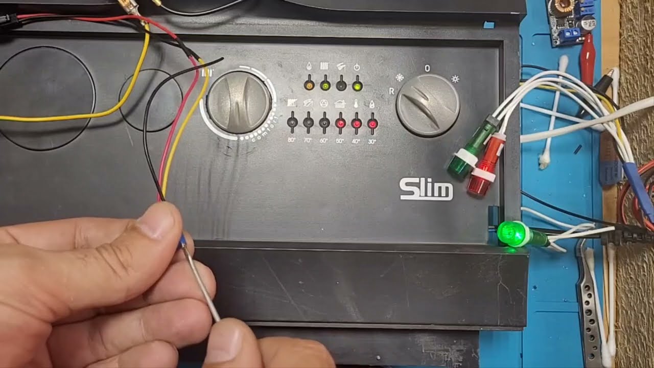 Ремонт платы Baxi Slim (Бакси Слим) Нет индикации температуры