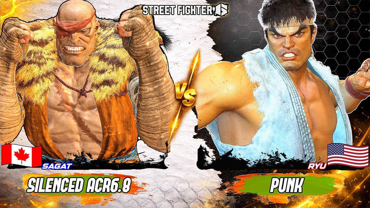 SF6 🔥 Silence ARC6.8 (Sagat)  vs  Punk (Ryu) 🎮 Street Fighter 6 High-Level Gameplay