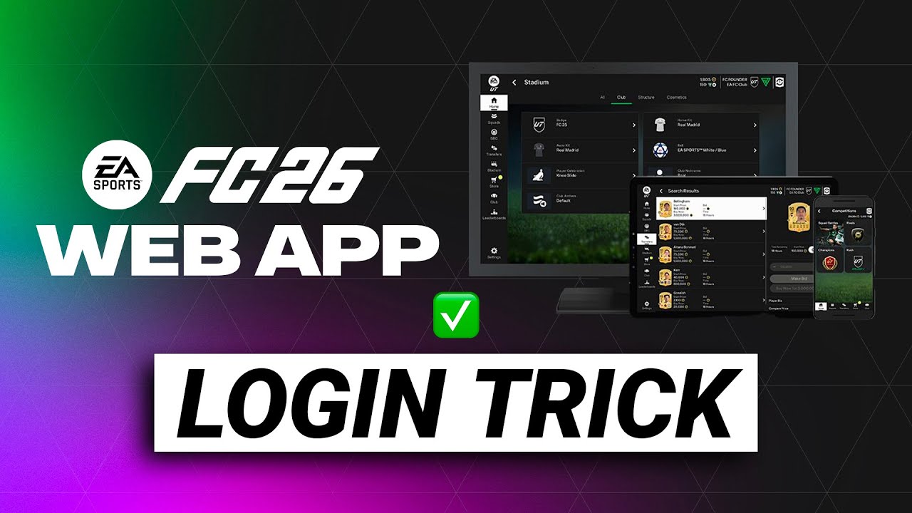 EA FC 26 Web App - Trick zum Einloggen!! 🔥 (Tutorial)