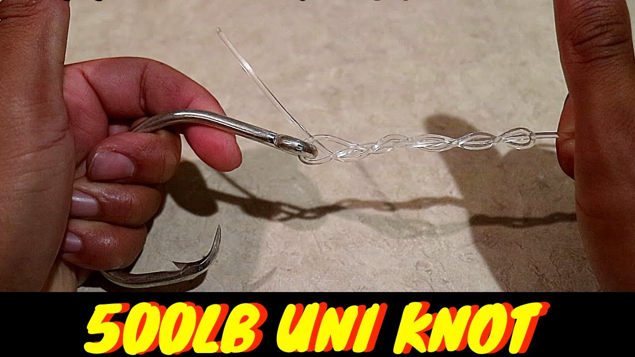 HOW TO TIE HEAVY MONO!!( Modified Clinch Knot)