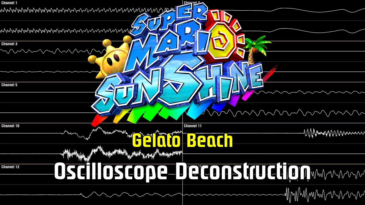 Super Mario Sunshine - Gelato Beach [Oscilloscope Deconstruction]