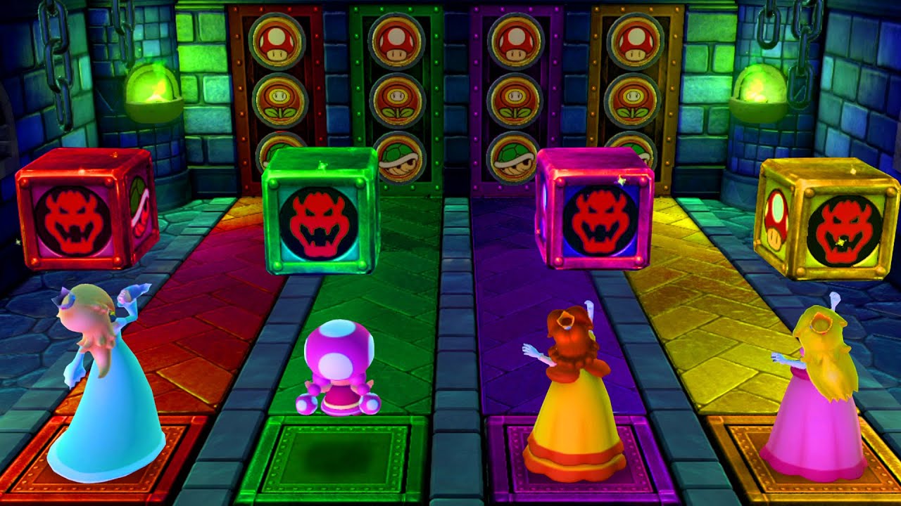 【マリオパーティ10】ミニゲームロゼッタVsトアデットVsデイジーVsピーチ(COM最強 たつじん)