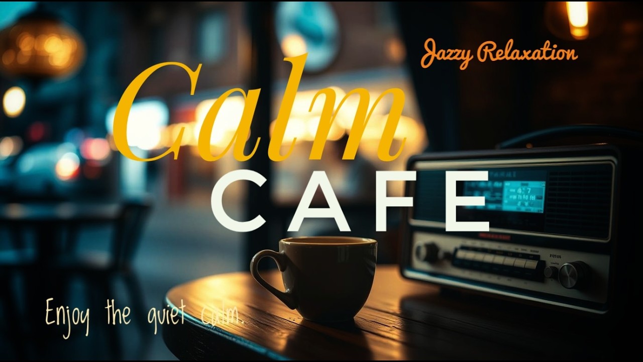Calm Smooth Jazz Cafe 🌆 Relaxing Sounds for Quiet Moments