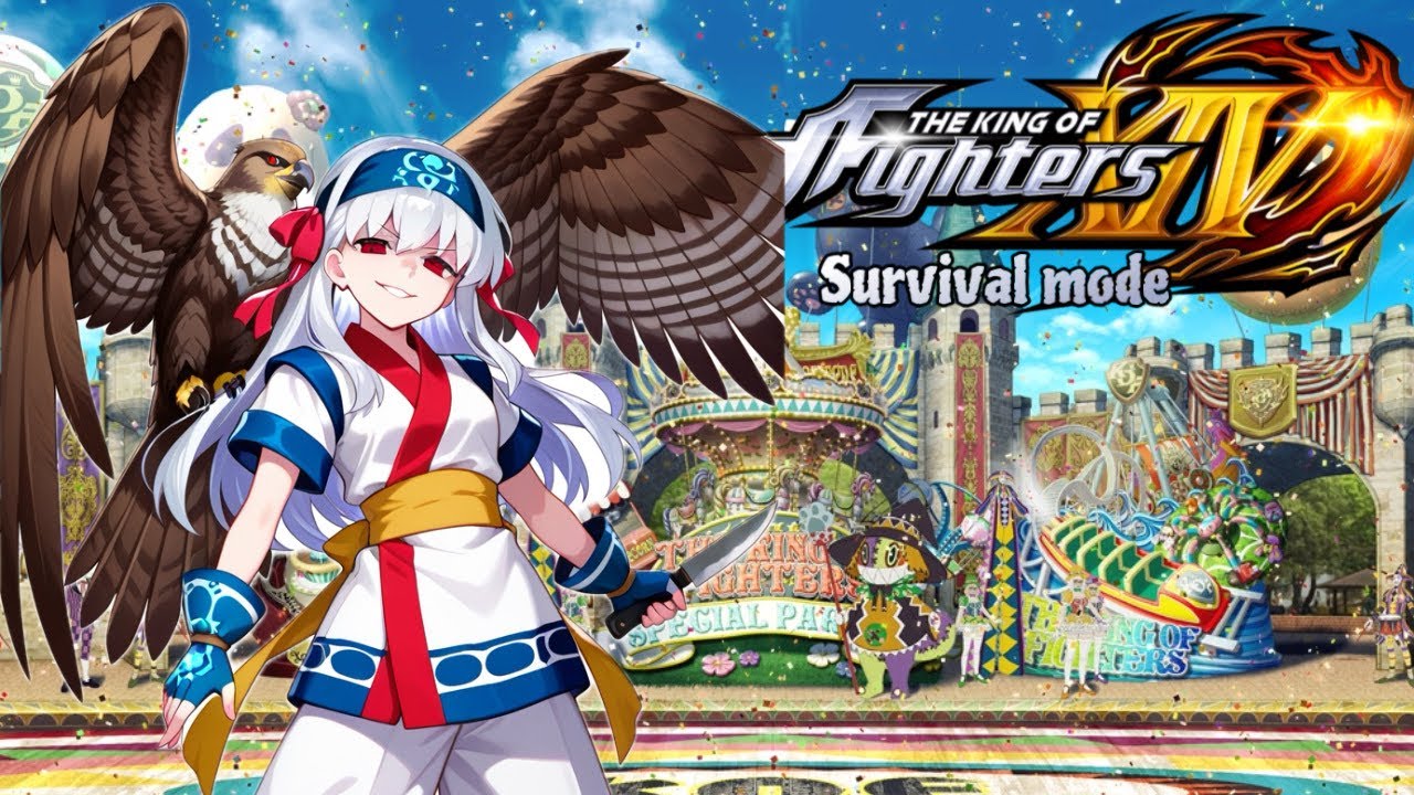 The King Of Fighters XIV Survival mode with Nakoruru