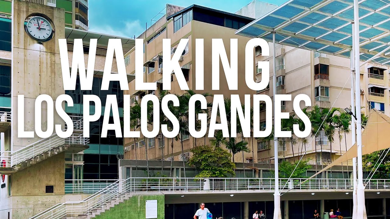 🚶🚶‍♀️Walking Tour Caracas 4K: 🏙️ Los Palos Grandes y el famoso Mercadito de fin de semana