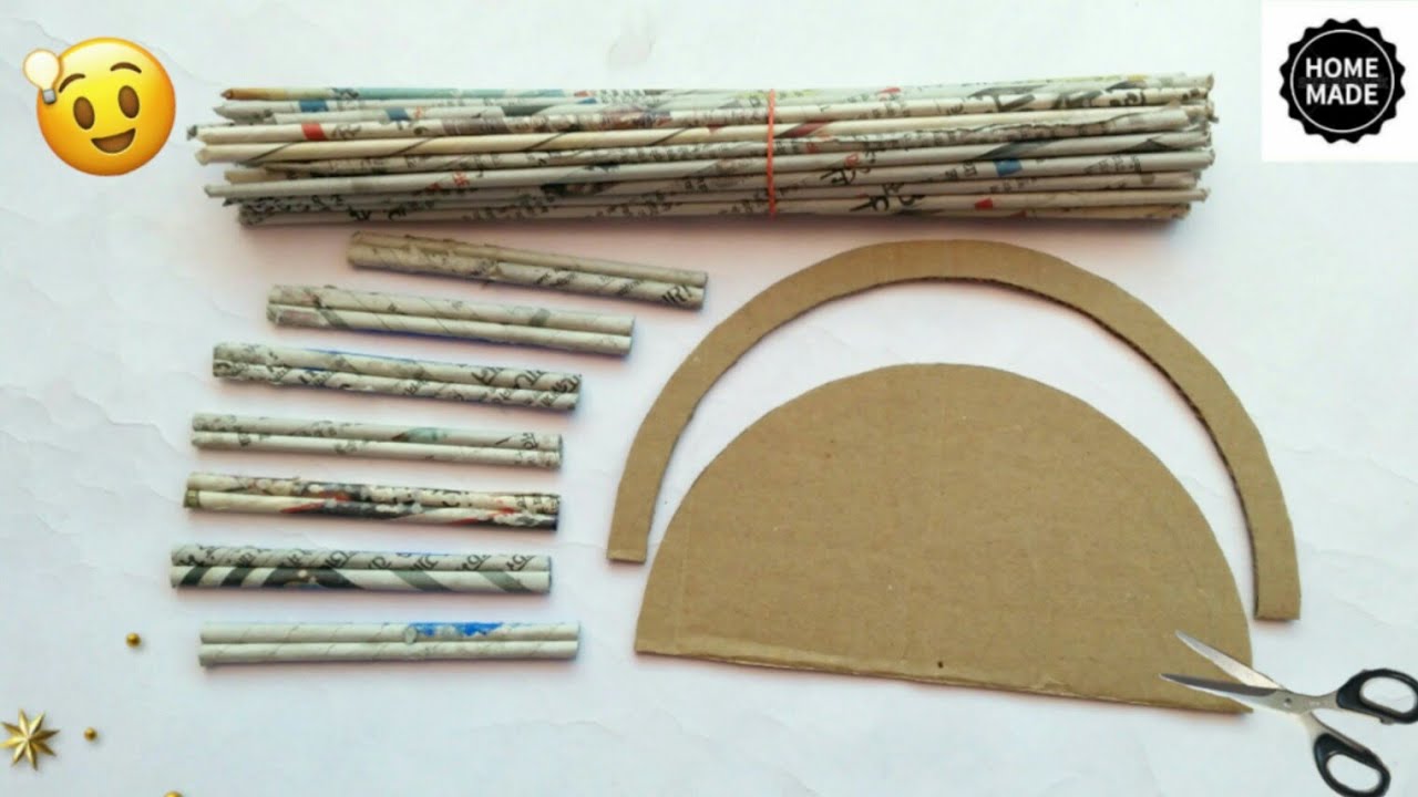 Best out of waste craft ideas | Newspaper craft ideas | best use of old newspaper | #HMA462
