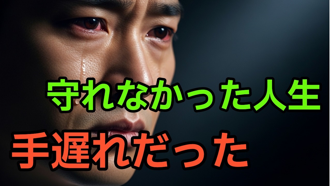 愛を失ったのではない守れなかった人生の話 40代になっても心だけが大人になれなかった男
