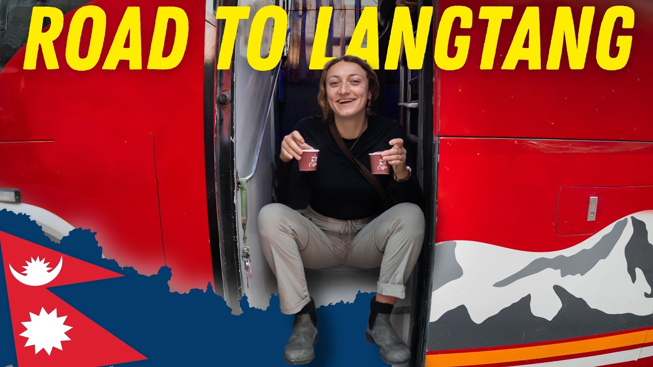 Как пережить 7-часовую поездку на автобусе в Непале | Из Катманду в Гималаи 🏔️