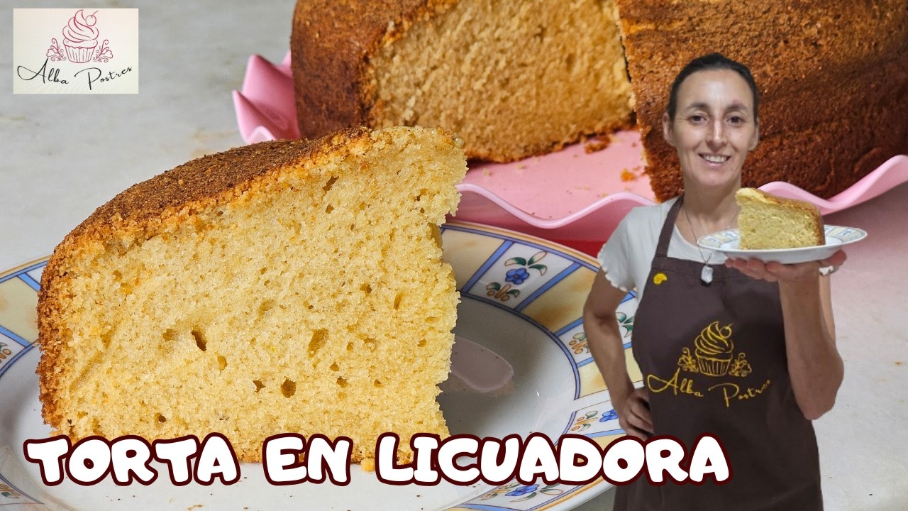 TORTA RUSTICA EN LICUADORA, super fácil de hacer y rendidora!