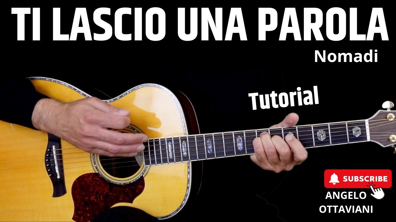 🎸 Nomadi - Ti lascio una parola (Goodbye) | Tutorial Chitarra & Tab 🎶